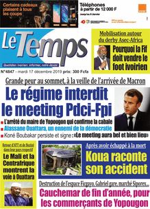 Le Temps - n°4847 - Mardi 17 Décembre 2019