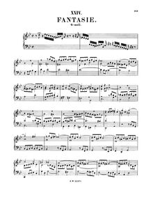 Partition complète, Fantasia, G minor, Bach, Johann Sebastian par Johann Sebastian Bach