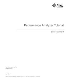 Performance Analyzer Tutorial