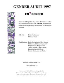 Gender Audit 1997