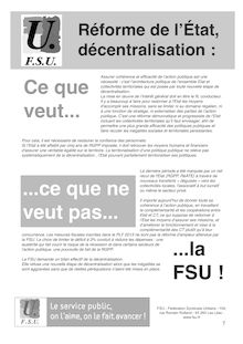 4 pages FSU Décentralisation
