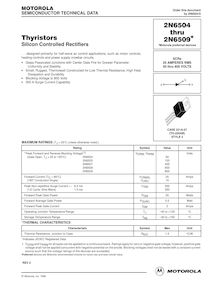 1Motorola Thyristor Device Data