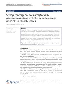 Strong convergence for asymptotical pseudocontractions with the demiclosedness principle in banach spaces