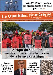 Le Quotidien Numérique d’Afrique n°1948 - du lundi 30 mai 2022