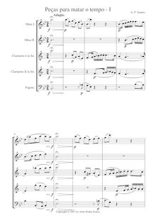Partition complète, pièces to kill time - I, B♭ major, Soares, Artur Penha