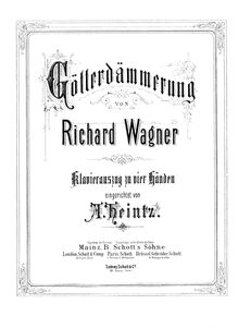 Partition complète, Götterdämmerung, WWV86D, Siegfrieds Tod, Wagner, Richard