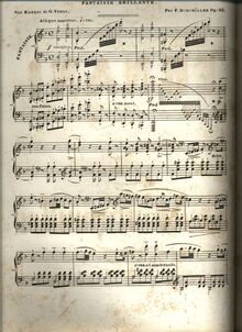 Partition complète, Fantaisie Brillante sur Ernani de Verdi, Op.92