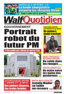 Walf Quotidien n°8951 - du mercredi 26 janvier 2022