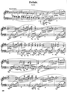 Partition complète, Prelude Sostenuto par Frédéric Chopin