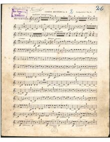 Partition cor 2 en E, Overture to Goethe s Faust, Op.80, Ouverture de la Tragédie : Faust de Goethe à grand Orchestre.