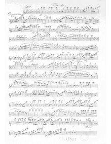 Partition flûte, Concertino, E♭ major, Krommer, Franz