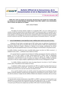 Lettre C2007-139 du 02/10/2007 BARCLAYS PRIVATE EQUITY FRANCE ...