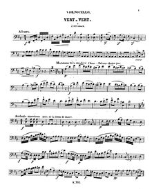 Partition de violoncelle, Potpourris pour violoncelle et Piano