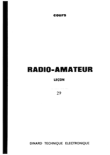 Dinard Technique Electronique - Cours radioamateur Lecon 29