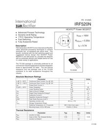 IRF520N HEXFET® Power MOSFET