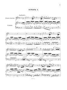 Partition complète, flûte Sonata, B minor, Bach, Johann Sebastian