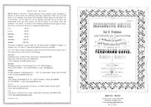 Partition parties complètes, corde quatuors, Op.50, Prussian Quartets