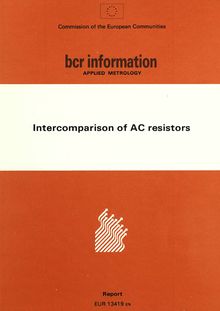 Intercomparison of AC resistors