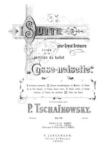 Partition complète, pour Nutcracker, Щелкунчик, Tchaikovsky, Pyotr par Pyotr Tchaikovsky