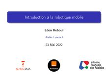 Robotique - Robotique mobile et drone (FR) - 1. Parcours - Introduction - RFFLabs