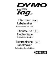 Notice Imprimante d étiquettes DYMO  LetraTAG XM
