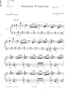 Partition complète, Scènes Italiennes, Op.126, Godard, Benjamin