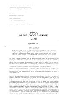 Punch, or the London Charivari, Volume 102, April 9, 1892
