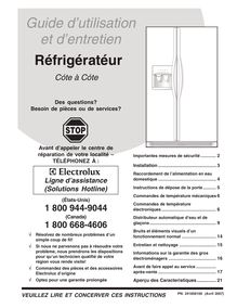Notice Réfrigérateur Frigidaire  FRS23KF6EB8