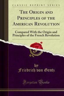 Origin and Principles of the American Revolution