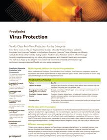 Proofpoint Virus Protection: World-Class Anti-Virus Protection for ...