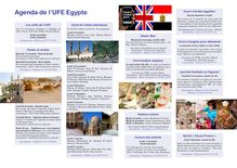 Agenda de l UFE Egypte