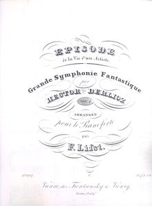 Partition complète (S.470) [color scan], Symphonie fantastique