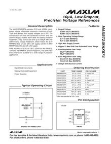 A Low Dropout Precision Voltage References