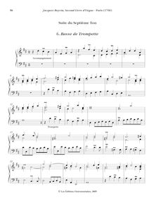 Partition , Basse de Trompette, Oeuvres complètes d orgue, Boyvin, Jacques par Jacques Boyvin