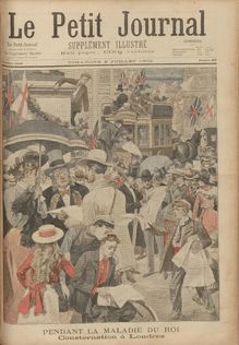 LE PETIT JOURNAL SUPPLEMENT ILLUSTRE  N° 607 du 06 juillet 1902