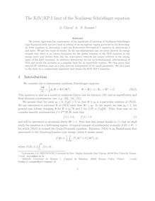 The KdV KP I limit of the Nonlinear Schrodinger equation