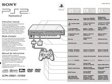 Notice PlayStation Sony  SCPH-39001