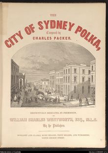 Partition complète, pour City of Sydney Polka, A♭ major, Packer, Charles Sandys