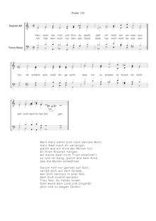Partition Ps.131: Herr, mein Gemüt und Sinn du weißt, SWV 236, Becker Psalter, Op.5