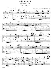 Partition No.2, Hilarity, Op.150, Lichner, Heinrich