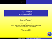 Tulip Tutorial    Map manipulation