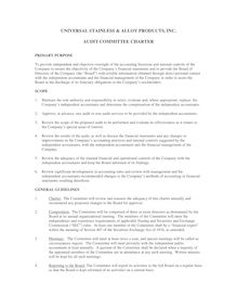 USAP Audit Committee Charter 2