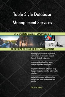 Table Style Database Management Services A Complete Guide - 2020 Edition