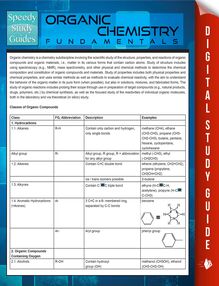 Organic Chemistry Fundamentals (Speedy Study Guides)