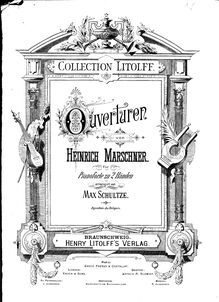 Partition complète, Hans Heiling, Oper in drei Akten, Marschner, Heinrich