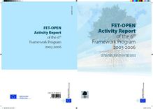 FET-OPEN activity report of the 6th Framework Program 2003-2006