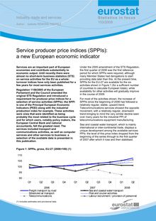 Service producer price indices (SPPIs) : a new european economic indicator.