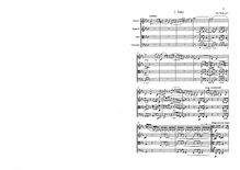 Partition complète, corde quatuor No.1, C minor, Bruch, Max