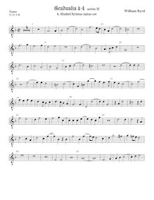 Partition ténor viole de gambe, octave aigu clef, Gradualia II, Gradualia: seu cantionum sacrarum, liber secundus par William Byrd
