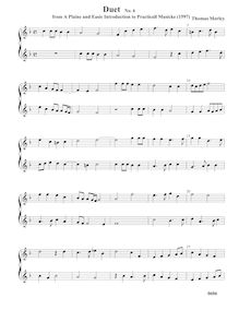 Partition Duet 6 - partition complète, A Plain et Easy Introduction to Practical Music